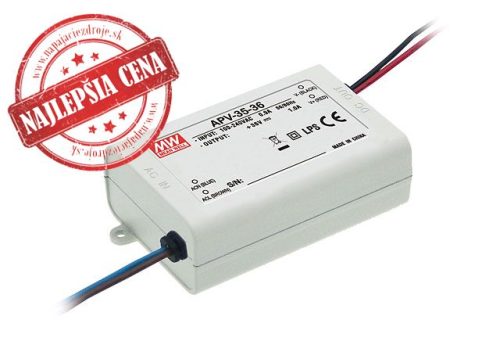 Zasilacz do LED 35W / 12V APV-35-12