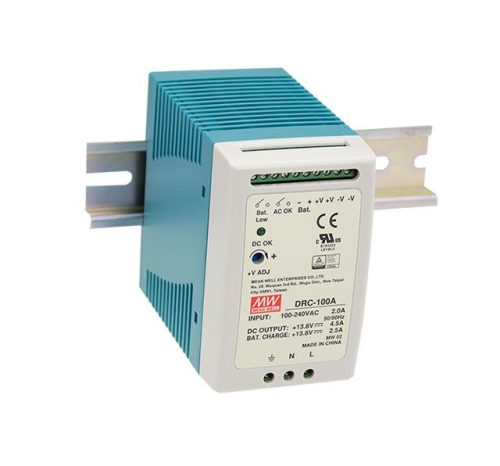 zasilacz impulsowy s UPS funkciou DRC-100A (pre 12V bateria)