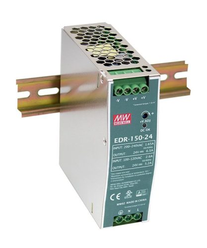 SDR-120-24 zasilacz impulsowy na szynę DIN 120W / 24V 