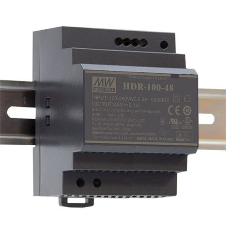 SDR-120-24 zasilacz impulsowy na szynę DIN 120W / 24V 