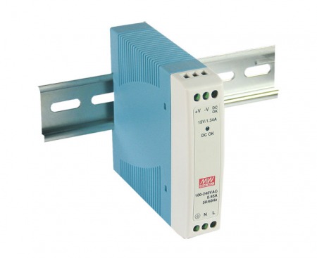 MDR-10-5 zasilacz impulsowy na szynę DIN 10W / 5V