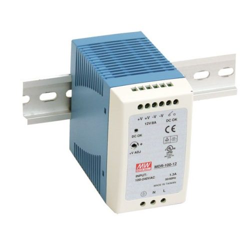MDR-100-24 zasilacz impulsowy na szynę DIN 100W / 24V 