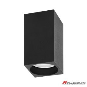 LED svietidlo štvorcové, čierny antracit (GU10 max 50W)