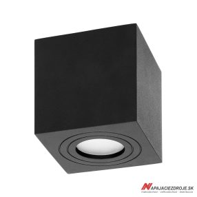 LED svietidlo štvorcové, čierny antracit (GU10 max 50W)