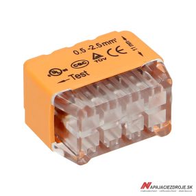 Svorka natláčacia  (lustrová) pre 8 vodičov