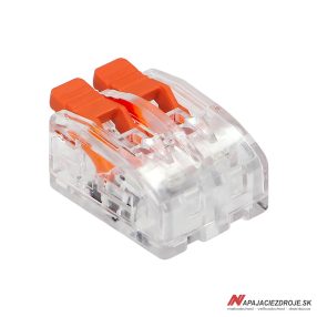 Svorka páčková pre 2 vodiče