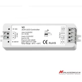 Prijímač RF dvojkanálový PRO-V2 (2x5A pre WW/CW)