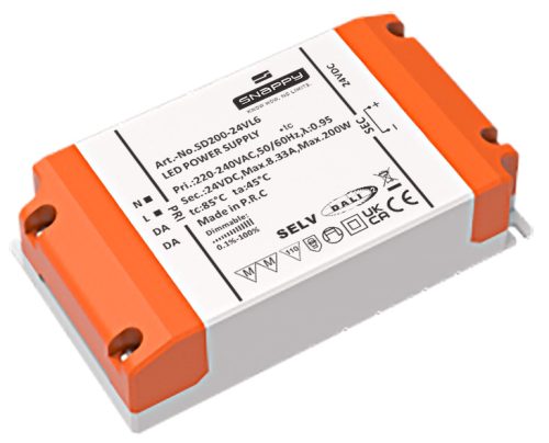 SNAPPY SD200-24VL6, zasilacz do LED 200W / 24V