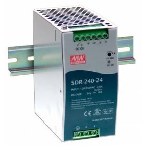 SDR-240-24 zasilacz impulsowy na szynę DIN 240W / 24V 