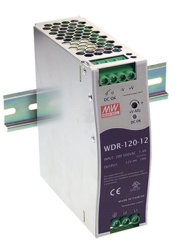 SDR-120-24 zasilacz impulsowy na szynę DIN 120W / 24V 